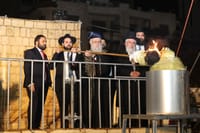 במקום מירון: ההדלקה עברה לשמעון הצדיק