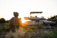 אוגדה 162 ממשיכה לפשוט על רפיח, עשרות מטרות הותקפו ברצועה