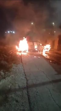 התפרעויות בכפר ג'ת: רכבים הוצתו, דיווח על פלסטיני הרוג