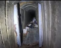 המנהרה בה שהו החטופים (דובר צה"ל)