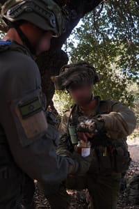 לוחמי חטיבת המילואים הראשונים בתוך לבנון