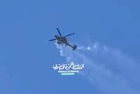 תיעוד חריג: תקיפה אינטנסיבית של מסוק קרב בעזה