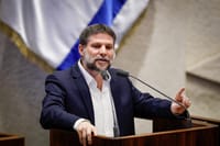סמוטריץ' במהלך ההצעות על התקציב