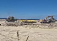 מהמפות לשטח: כלים הנדסיים מסמנים את הקו הצהוב בעזה