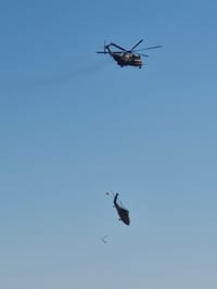 תיעוד חריג: מסוק תקול התרסק בגוש עציון. צפו