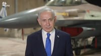 נתניהו בבסיס חיל האוויר