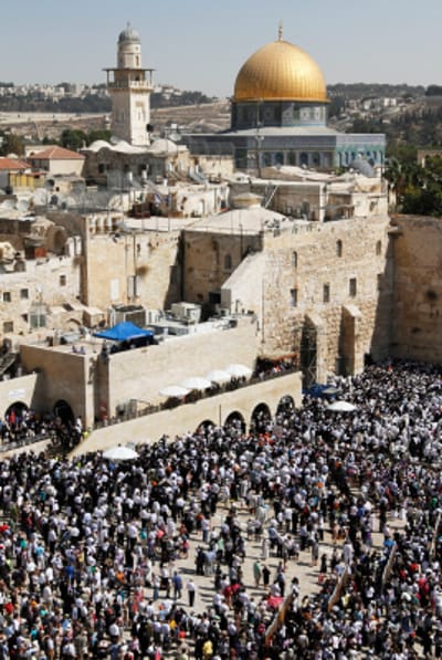 עלייה של עשרות אחוזים במספר המבקרים בעיר העתיקה בחול המועד