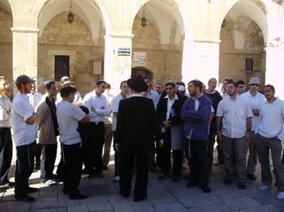 עשרת ימי תשובה: ישיבות ההסדר עולות להר הבית
