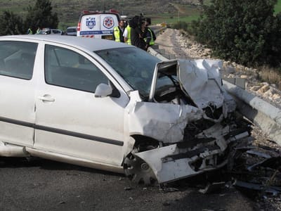 תמונות מתאונת הדרכים הקשה בסמוך לצפת