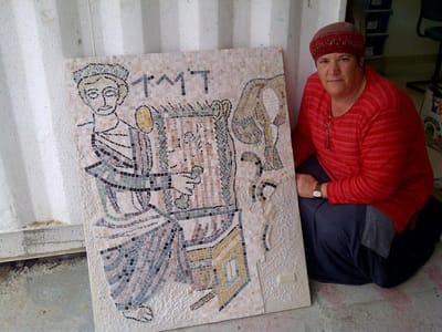 פעם היה בעזה בית כנסת והיה בו גם פסיפס מרהיב