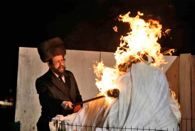 ככה זה נראה: הדלקת תולדות אהרון במירון