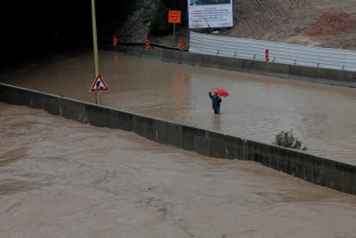 גשמי ברכה: איילון מוצף; ביום רביעי בלילה שלג בירושלים