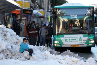 נערכים לשלג: מתי תיפסק התחבורה הציבורית?