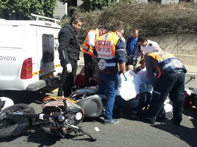 נתיבי איילון: רוכב אופנוע נהרג בתאונה