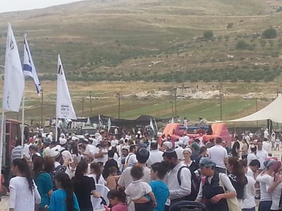 מעל 10,000 בני אדם באירוע יום העצמאות המרכזי בשומרון