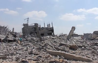 צפו: זה מה שנשאר משכונת סג'עיה