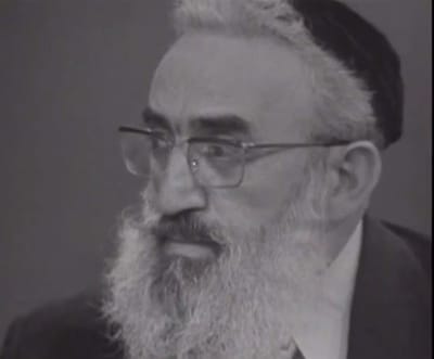 צפו בקטעי ארכיון נדירים של הרב שלמה גורן זצ"ל
