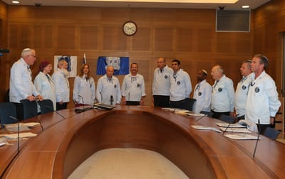 מפקד במשכן: הח"כים שרו את המנון בני עקיבא