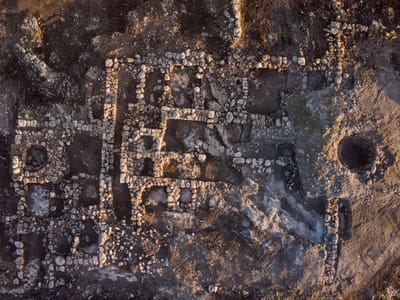 בית חווה ענק מימי בית ראשון נחשף בראש העין