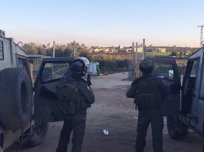 בתוך שבועיים: פלסטיני שנשא מטען נעצר בשומרון