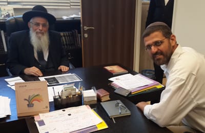 הרב יעקב אריאל ברך את בוארון ואיחל לו הצלחה