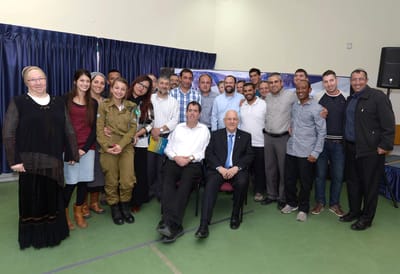 לראשונה מזה עשור נשיא המדינה ביקר בחברון