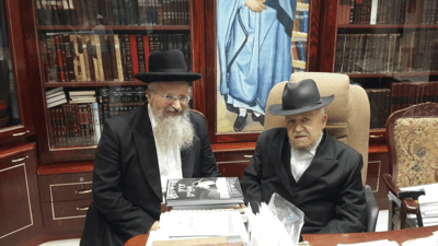 הרב אליהו נועד עם הרב מזוז: "באתי לברך"