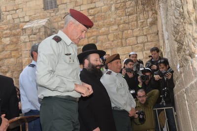 הרמטכ"ל הנכנס והיוצא הגיעו לתפילה בכותל
