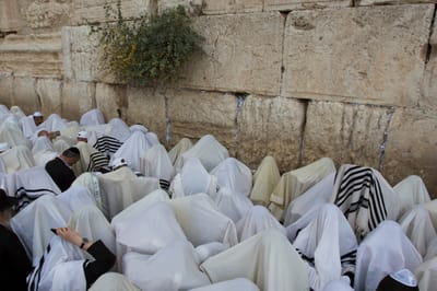 ברכת הכהנים בשידור חי מרחבת הכותל המערבי