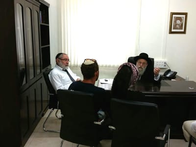 הרב שטרן התנצל בפני האשה שהוטרדה במקווה