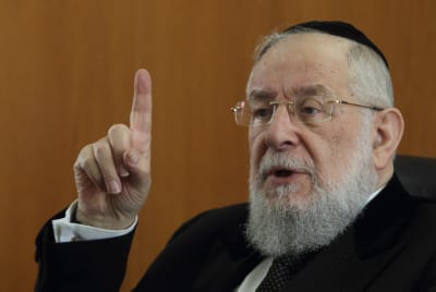 הרב לאו על ריבלין: "למה לחפש אויבים פנימיים?"