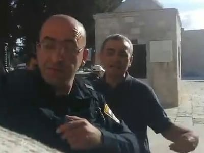 צפו; זחאלקה מתפרע בהר הבית; "זה שלנו"