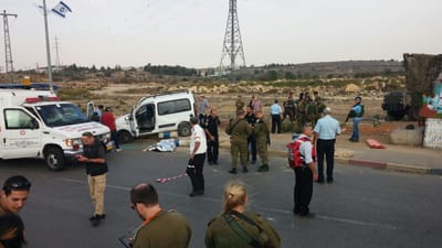 פיגוע דריסה בצומת הגוש: המחבל נוטרל