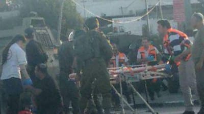 שלושה לוחמים נפצעו בפיגוע דריסה בסמוך לקריית ארבע
