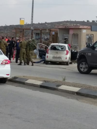פיגוע דריסה בצומת תפוח: שני פצועים קשה