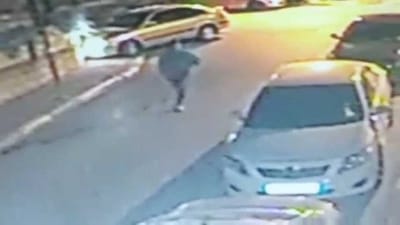 השב"ח נמלט מהשוטרים ונתקע בחומת אבן. צפו