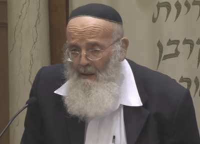 צפו: הווארט האחרון של הרב חנוך בן פזי זצ"ל