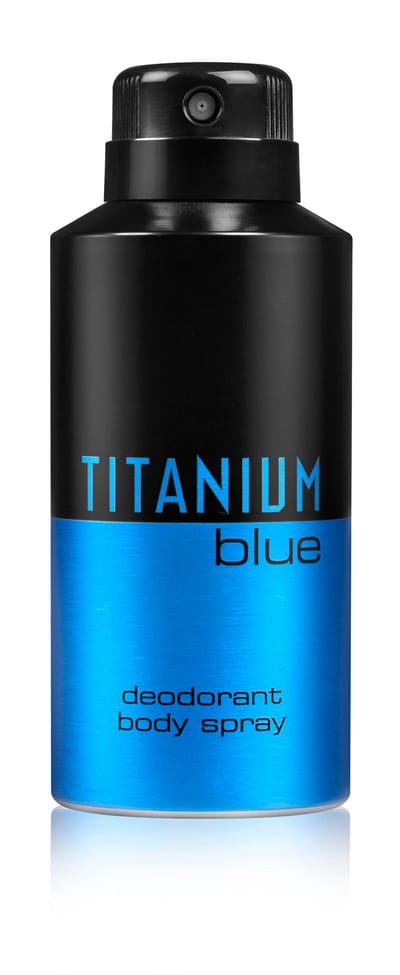 חדש מבית טיטניום: ספריי גוף TITANIUM BLUE