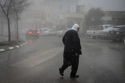 הכינו את עצמכם: אפשרות לשלג בהרי יו"ש בשבת