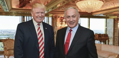 לקראת הפגישה עם טראמפ: נתניהו נחת בוושינגטון