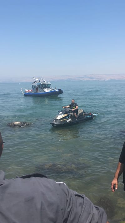 שוב טרגדיה בכנרת: צעיר כבן 24 טבע בחוף לא מוכרז