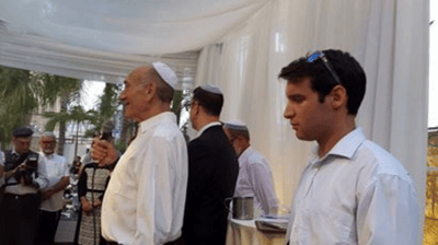 מרגש: הנדר של אולמרט שקויים במלואו