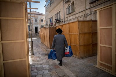 שלום הרב, האם מותר לי לקצר את הדרך מהסוכה?