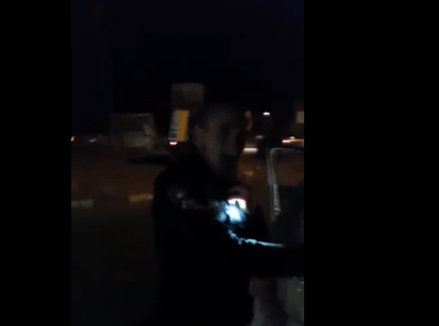 לעיני אשתו: שוטר מתנפל על תושב השומרון. צפו