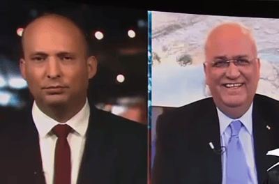 צפו: בנט מתעמת עם בכיר הרשות ה"פלסטינית"