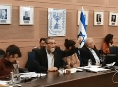 גפני לח"כ הסרוג: "שקרן; בלעדיי לא היית קיים"; צפו
