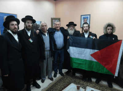 תיעוד: חרדים קיצוניים הגיעו לחזק את משפחת תמימי