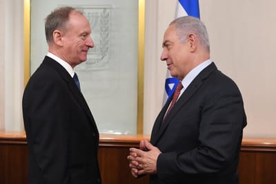 שיתוף פעולה במאבק הטרור העולמי; נתניהו נפגש עם ראש המועצה הביטחונית של רוסיה