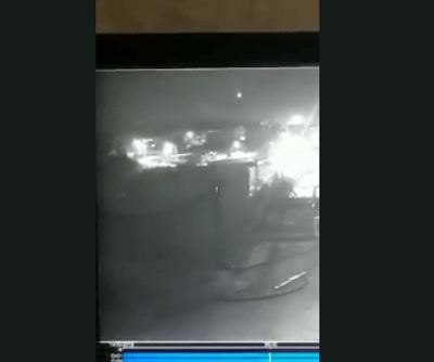 צפו: רגע התרסקות המטוס שהופל בצפון