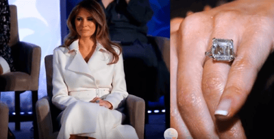 לא קיבל הנחה: כמה עלתה טבעת האירוסין של מלניה?